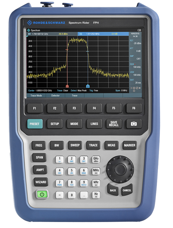 Picture of Rohde & Schwarz Spectrum Rider FPH Handheld Spectrum Analyzer