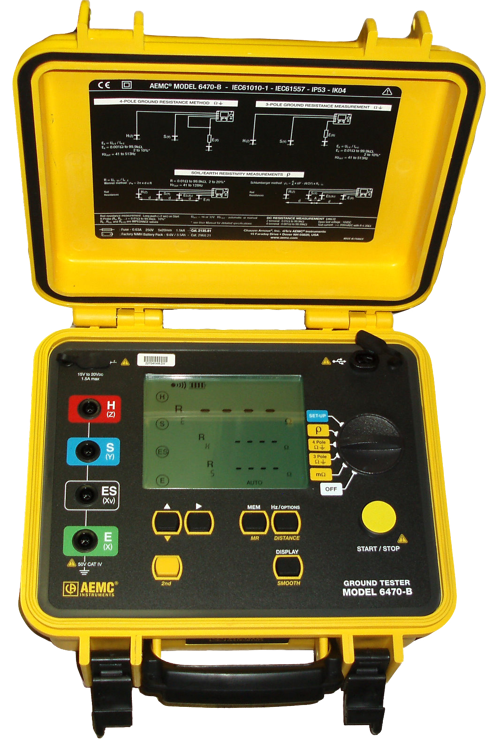 Picture of AEMC 6470-B Ground Resistance Tester