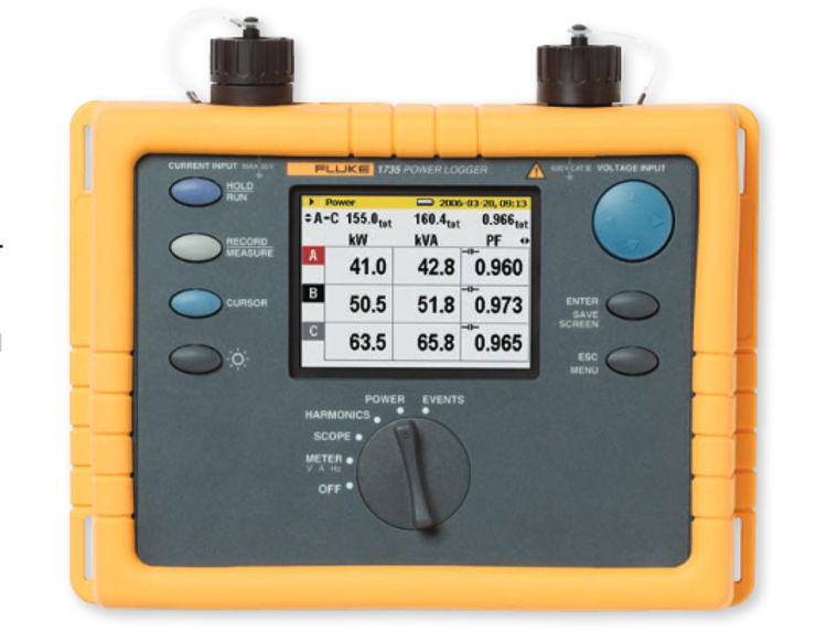 Picture of Fluke 1735 Three-Phase Power Quality Logger