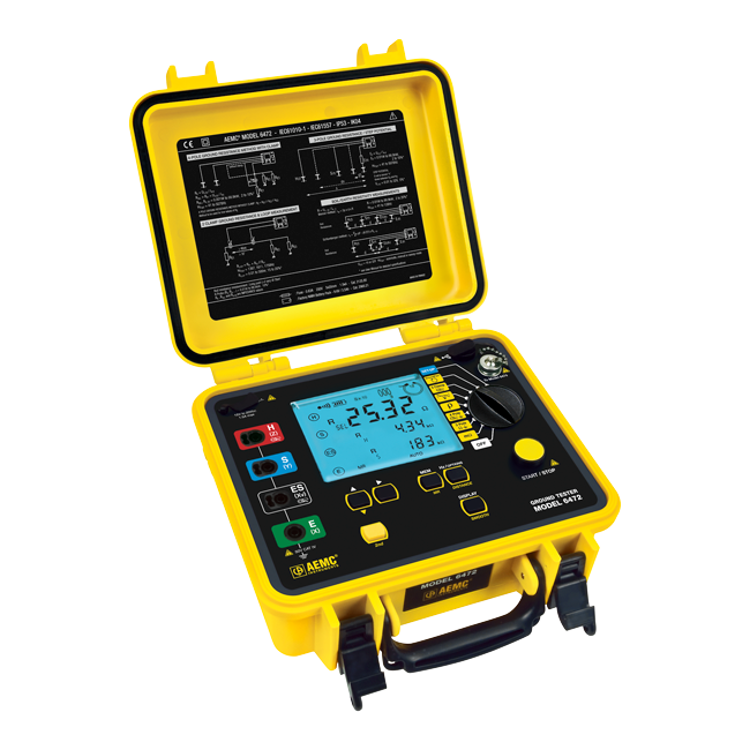 Picture of AEMC 6472 Ground Resistance Tester