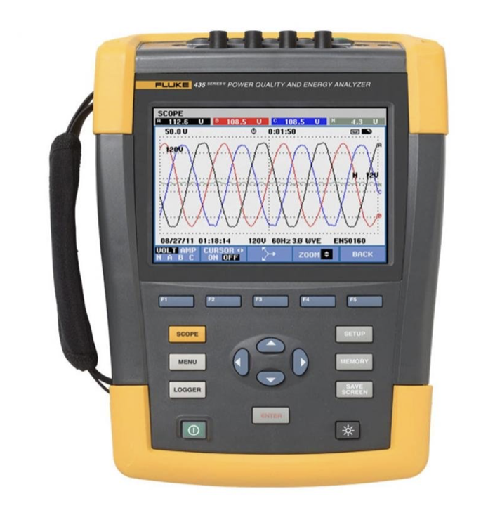Picture of Fluke 435-II Power Quality and Energy Analyzer