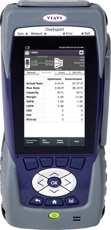 Picture of VIAVI Solutions OneExpert ONX-580 DSL Bonded-CP Tester