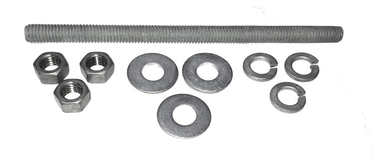 Picture of ConcealFab® PIM Shield Threaded Rod Kit, 3/8" x 6.5"